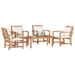 Garden Sofa Set Natural Solid teak wood 3356862