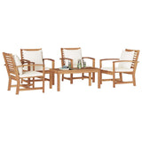 Garden Sofa Set Natural Solid teak wood 3356862