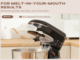 Stand Mixer, 5L Food Mixer for Baking, 6 Speeds and Pulse Setting, 1400W Cake Electric Kitchen Mixer T3398P343151