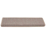 Stair Mats 30 pcs 65x21x4 cm Light Brown Rectangular Edge 3365767