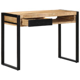 Desk 100x50x75 cm Solid Rough Wood Mango 4015931