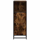 Bathroom Cabinet Smoked Oak 35x37.5x100 cm Engineered Wood 849241