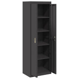 Storage Cabinet Black 60 x 40 x180 cm Steel 3406196