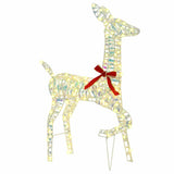 Reindeer Family 3 pcs Warm white 67 x 26 x 127 cm PET 42019050