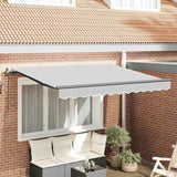 Awning Frame Retractable Manual Anthracite 3 x 2 m Metal 42002545