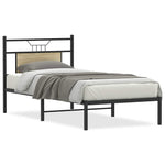 Bed Frame without Mattress Sonoma Oak 80x200 cm Engineered Wood 4106783