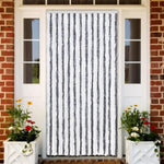 Insect Curtain Grey and White 100x220 cm Chenille 241225
