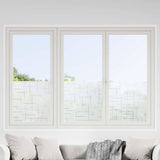 Window Films 4 pcs Frosted Star Pattern PVC 3208970