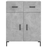 Highboard Concrete Grey 69.5x34x180 cm Engineered Wood 3199877