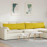 Sofa Pillows 2 pcs Yellow 145 x 40 cm Corduroy Fabric 42013849