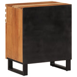 ZNTS Bedside Cabinet 50x34x60 cm Solid Wood Acacia 377477