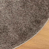 Rug ISTAN High Pile Shiny Look Grey 160 cm 375684