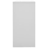 Locker Cabinets 5 pcs Light Grey and Red 90x45x92.5 cm Steel 3095237