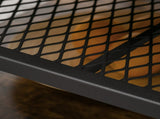 Coffee Table, Living Room Table with 3-Tier Storage Shelves, Square Tea Table for Home Office, T3398P329850