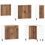 11 Piece Kitchen Cabinet Set Porto Old Wood Engineered Wood 3314939