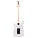 GST Stylish Electric Guitar Kit with Black Pickguard White 87751298