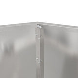 Planter Silver 50 x 50 x 40 cm Stainless Steel 884060