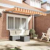 Retractable Awning Manual Yellow 350 x 200 cm Fabric 3329688
