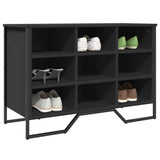 Shoe Cabinet Black 90x38x61.5 cm Engineered Wood 848644