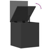 Storage Box Black 40x42x46 cm Engineered Wood 840647