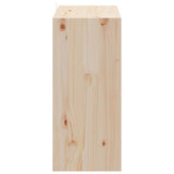 Wine Rack 2 pcs Natural 56 x 25 x 56 cm Solid Pine Wood 893312