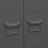 Industrial Wardrobe Anthracite 90x50x180 cm Metal 339615