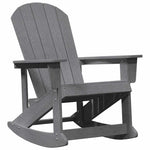 Adirondack Rocking Chairs 2 pcs Light grey HDPE 3335837
