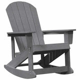 Adirondack Rocking Chairs 2 pcs Light grey HDPE 3335837