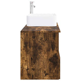 Bathroom Furniture Set 2 pcs Smoked Oak Engineered Wood 3404049