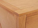 Cabinet with Drawer with Storage Brown Solid Oak Wood 4106557