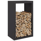 Firewood Rack Black 60x40x100 cm Steel 850989