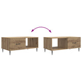 Coffee Table Artisan Oak 90 x 50 x 40 cm Engineered Wood 894964