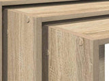 Nesting Tables 3 pcs Sonoma Oak Engineered Wood 858535
