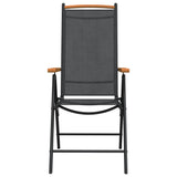 Garden Dining Set Black, Brown 3200601