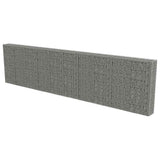 143585 Gabion Wall with Covers Galvanised Steel 600x30x150 cm