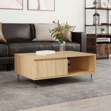Coffee Table Sonoma Oak 90x60x35 cm Engineered Wood 827063