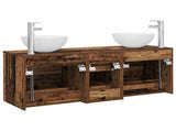 Bathroom Cabinet Set 3 pcs Old Wood 49.5 x 41 x 64.5 cm 3405817