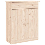 Shoe Cabinet ALTA 77x35x96 cm Solid Wood Pine 353925