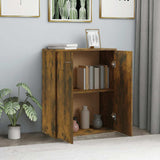 Sideboard Smoked Oak 60x30x75 cm Engineered Wood 815378