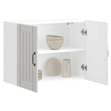 Kitchen Wall Cabinet Lucca High Gloss White Engineered Wood 853829