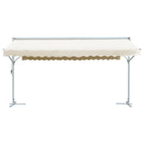 Free Standing Awning 600x300 cm Cream 145884