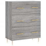 Highboard Grey Sonoma 69.5x34x180 cm Engineered Wood 3195841