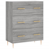 Highboard Grey Sonoma 69.5x34x180 cm Engineered Wood 3195841