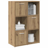 Bookshelf Artisan Oak 60.5x30x90 cm Engineered Wood 855971