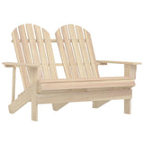 Garden Chair Natural Wood Solid Fir Wood Standard Ergonomic 315902