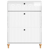 Shoe Cabinet ALKMAAR 78 x 24 x 103 cm Engineered Wood 896219