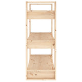 Book Cabinet/Room Divider 80x35x91 cm Solid Wood Pine 813899