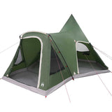 Teepee Tent 5-Person with Roof Green 545 x 450 x 295 cm 42003999
