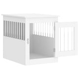 Dog Crate Furniture White 55x75x65 cm Engineered Wood 838316