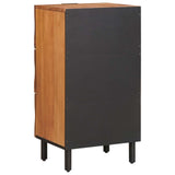 Sideboard Acacia Brown Finish 40 x 33 x 75 cm Solid Mango Wood 4017923